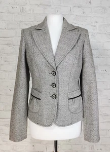 Biba Damen Blazer Jacke braun Wolle Seide Größe 34 504-2707 - Bild 1 von 5