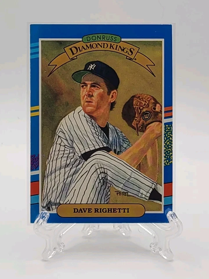 1991 Donruss Dave Righetti Diamond Kings New York Yankees #21  - Изображение 1 из 1