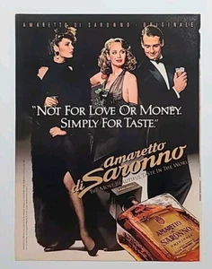 1984 Amaretto Saronno Originale Vintage 1980's Magazine Print Alcohol Ad - Picture 1 of 3
