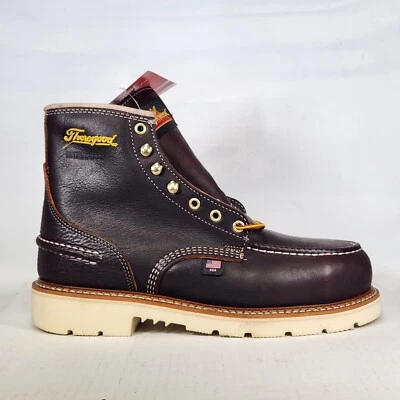 Talla 8.5 - Puntera Thorogood 6" Fortificada Moc - Puntera de Acero / EH / WP / SR - 804-4940 Foto 1 de 4