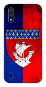 Samsung Galaxy A01 Flag Paris Compatible Printed Silicone Case Cover - Picture 1 of 3