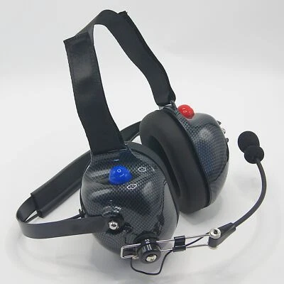 Behind Head Headset with Dual PTT and 5 Pin for Racing Radios Electronics - Image 1 of 4