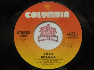 Toto: Rosanna / It's A Feeling, 45 RPM VG (V5) - Picture 1 of 2