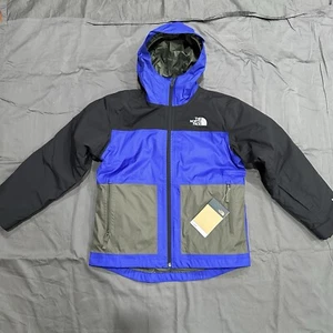 The North Face Kids Boys Triclimate Jacket Freedom Medium 10 Blue Black - Picture 1 of 11