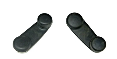 Jeep Cherokee XJ 97-01 OEM Manual Crank Window Handles Black Pair FREE SHIP Foto 1 de 3