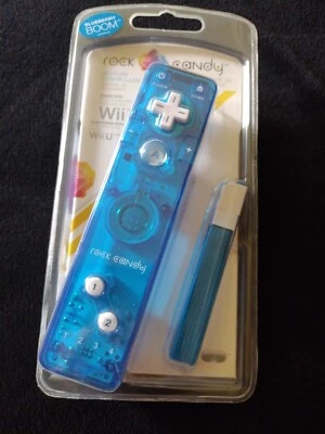 PDP Rock Candy Gesture Controller For Wii, Wii U Blueberry Boom New Sealed 2014 - Image 1 of 4