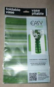 Flower VASES Plastic Disposable, Reusable, Collapsible Approx 9" Tall  8 Designs - Picture 1 of 27