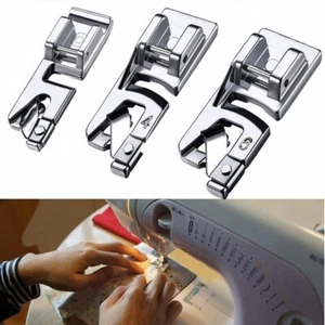 3Pcs/set Sewing Hem Domestic Sewing Machine Foot Presser Rolled Hem Feet Set UK - Picture 1 of 7