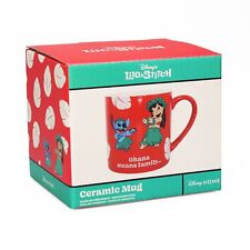 Disney Lilo & Stitch Mug - Ohana - 325ml - Office Mug - Stitch Mug Stitch Gift