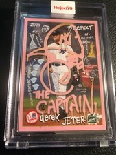 Derek Jeter 2021  Project 70   Card #713   Artist Proof Edition #26/51