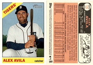Alex Avila 2015 Topps Heritage Baseball Card 129  Detroit Tigers