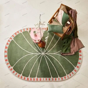 RUG ROOT Oval Area Rugs Hand Tufted Wool Carpet Contemporary Living Room - Picture 1 of 10