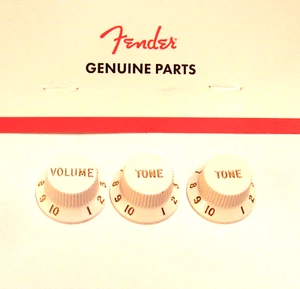 Juego de perillas de pergamino Fender Stratocaster 005-6254-049 - Imagen 1 de 2