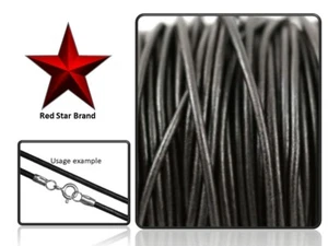 New Real Black Leather Cord 2mm Diameter For Jewellery Making DIY - Picture 1 of 1