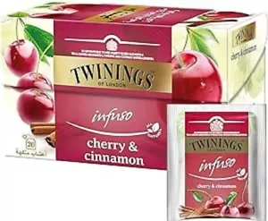 Twinings Infuso Cherry And Cinnamon Tea 20 Teabags 30g | Free Shipping Worldwide - Bild 1 von 7