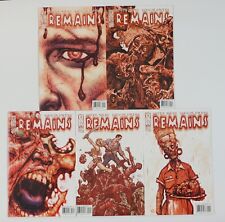 Remains #1-5 VF/NM complete series Steve Niles zombies in Reno Nevada 2 3 4 set