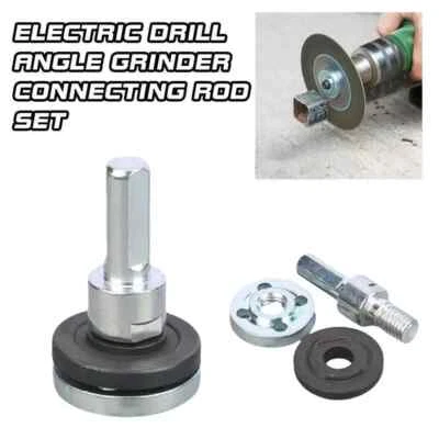 UK Electric Drill Conversion Angle Grinder Connecting Cutting T Disc S3V6 Tool
