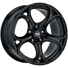 JANTES ROUES MSW MSW 82 POUR VOLKSWAGEN GOLF V R32 8X18 5X112 GLOSS BLACK YSE