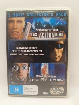 Last Action Hero / Terminator 3 / The 6th Day Schwarzenegger Triple Pack  - Image 1 of 4
