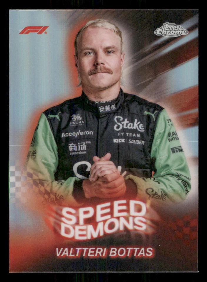 2024 Topps Chrome Formula 1 Speed Demons #SD13 Valtteri Bottas - Image 1 of 2