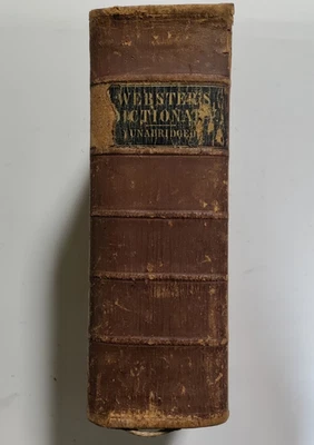 An American Dictionary of the English Language - Merriam - Springfield, MA, 1850 Foto 1 de 4