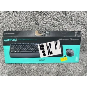 Logitech Comfort MK345 Black Wireless Keyboard And Mouse Combo Windows OS - Picture 1 of 8