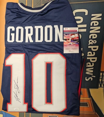 Camiseta firmada por Josh Gordon Patriots XL - Certificado JSA # WPP204101 Foto 1 de 4
