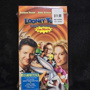Looney Tunes - Back in Action (VHS 2003) Brendan Fraser Slipcover Sealed NWT Y2K - Picture 1 of 10