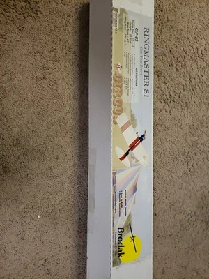 Brodak Kit -  Ringmaster S1 Old Time Stunt Rc Plane - WS: 42" - New! NH25 - Image 1 of 4