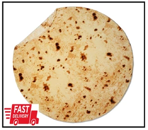 Manta de tortilla de 80 pulgadas para adultos, tiro de tortilla redondo de doble cara - Imagen 1 de 2