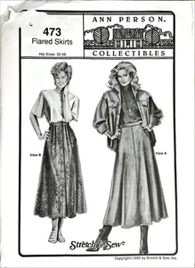 New Vintage Ann Person Collectibles Sewing Pattern Flared Skirts Uncut 32"-48" - Picture 1 of 3