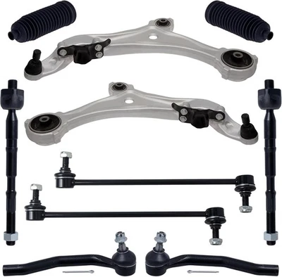 10Pcs Suspension Kit Fit For 2011-2017 Ni-ssan Quest, 2 Front Lower Co - Image 1 of 4