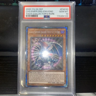 2020 Chaos Emperor Dragon - Envoy of the End CR | TOCH-EN030 1st Edition PSA 10 - Image 1 of 2