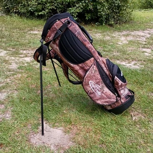 REALTREE Camouflage Stand Golf Bag Double Shoulder Strap 8-Way Club Divider - Picture 1 of 24