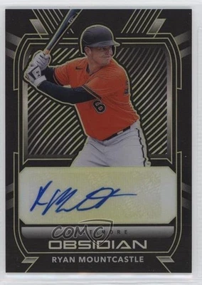 2021 Panini Chronicles Electric Etch Yellow /10 Ryan Mountcastle Rookie Auto RC - Image 1 of 2