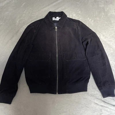 Chaqueta Bomber Topman Hombre Algodón Pana Azul Marino Talla Mediana Foto 1 de 4