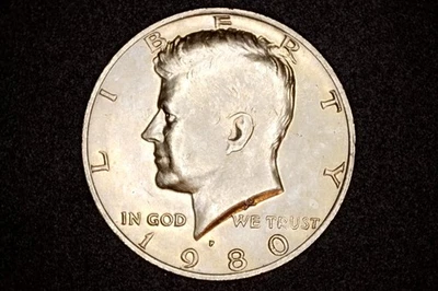 1980 Kennedy Half Dollar - Image 1 of 2
