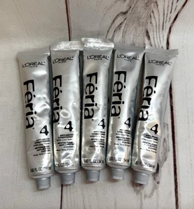 x5 Lot L'Oreal Loreal Feria 4 Anti-Brass Care Deep Conditioner 1.83 oz Each - Picture 1 of 1