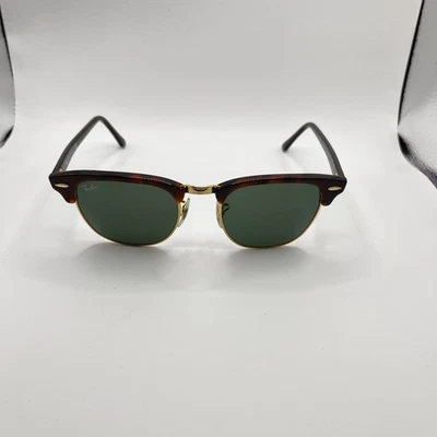 Gafas de sol Ray-Ban Clubmaster RB3016 W0366 verde tortuga Foto 1 de 4