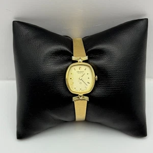 18mm Working Vintage Orient Japan Ladies Gold Plated Quartz Watch 5.25 Inches - Picture 1 of 12