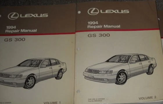 Manual De Servicio Y Reparación Del Taller 1994 Lexus GS300 GS 300 - Imagen 1 de 1