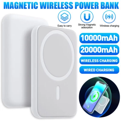 Cargador Magnético Inalambrico Rapida Portatil De Batería 15W Para iPhone 14 13 Foto 1 de 4