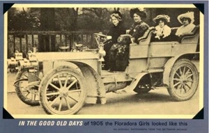 VINTAGE POSTCARD--Good Old Days of 1905, Floradora Girls --FREE SHIPPING - Picture 1 of 2