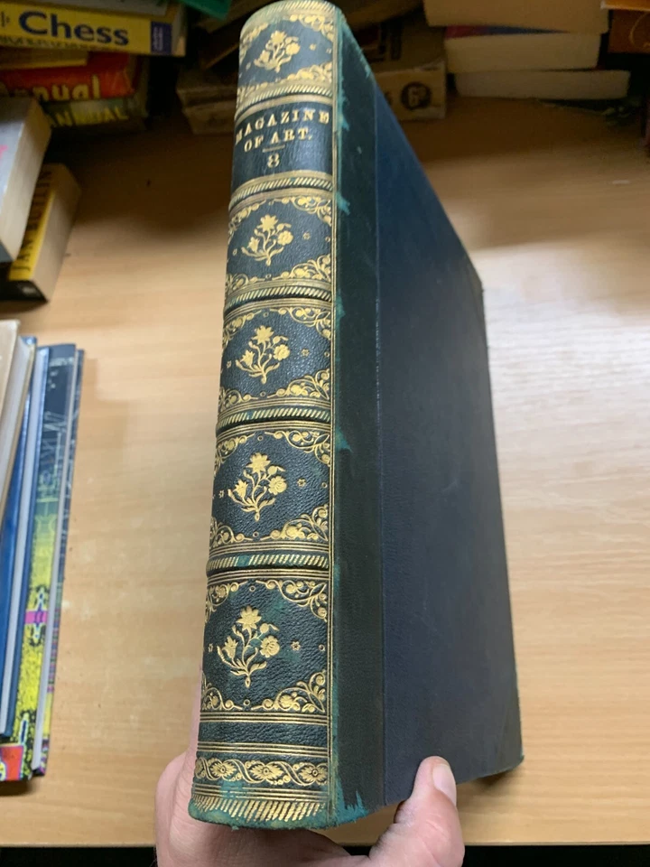 1885 "THE MAGAZINE OF ART" BOUND ISSUES 2.9kg VOL 8 ANTIQUE BOOK (EV3) - Image 1 of 4