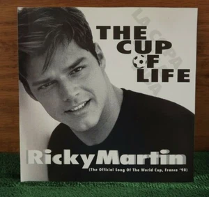 RICKY MARTIN –THE CUP OF LIFE- CD SINGLE DIG 1998 MEXICAN PROMO LATIN POP - Picture 1 of 2