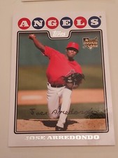 2008 Topps Baseball Card Jose Arredondo #uh135