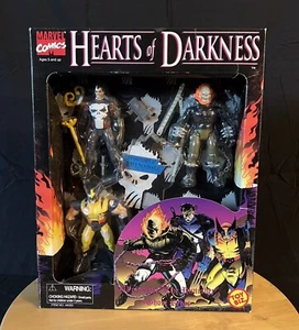 1996 HEARTS OF DARKNESS 3 Pack FAO Schwarz~ Wolverine, Ghost Rider, The Punisher - Picture 1 of 6