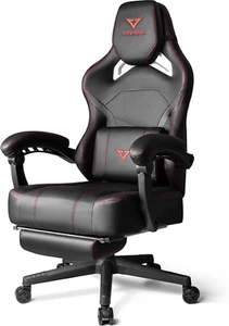 Big and Tall Gaming Chair 400Lb Weight Capacity with Footrest, Ergonomic Video G - Picture 1 of 7