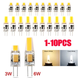 10X Dimmable G4 LED COB Bulbs 6W Capsule Lamp Replace Halogen Bulb AC DC 12V - Picture 1 of 14