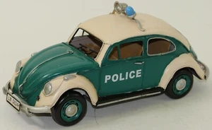 Jayland 13" Decorative Beetle Police Car 1:12 Scale (Green/Beige) Hand Made DEAL - Picture 1 of 5